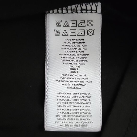 Michael Kors Women's Black Sheath Long Sleeves Dress Fold over Front Size Medium - Picture 6 of 9